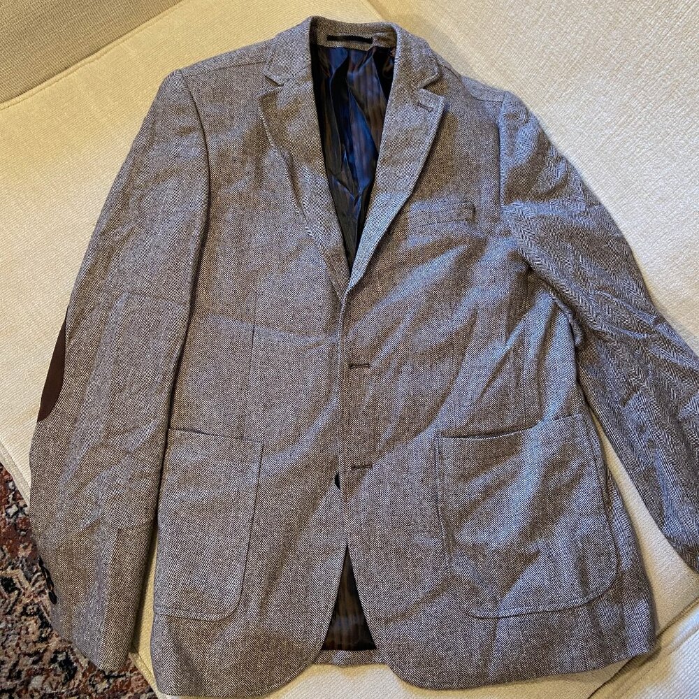 Vintage Ben Sherman Tweed Blazer (Elbow Patches) - Size M